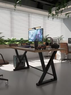 Profesyonel Ofis Masası OF46001-6-140 A.Çam 36 mm Kalınlık - 140 X 90 cm