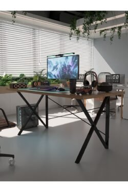 Profesyonel Ofis Masası OF46005-6-160 A.Çam 36 mm Kalınlık - 160 X 90 cm