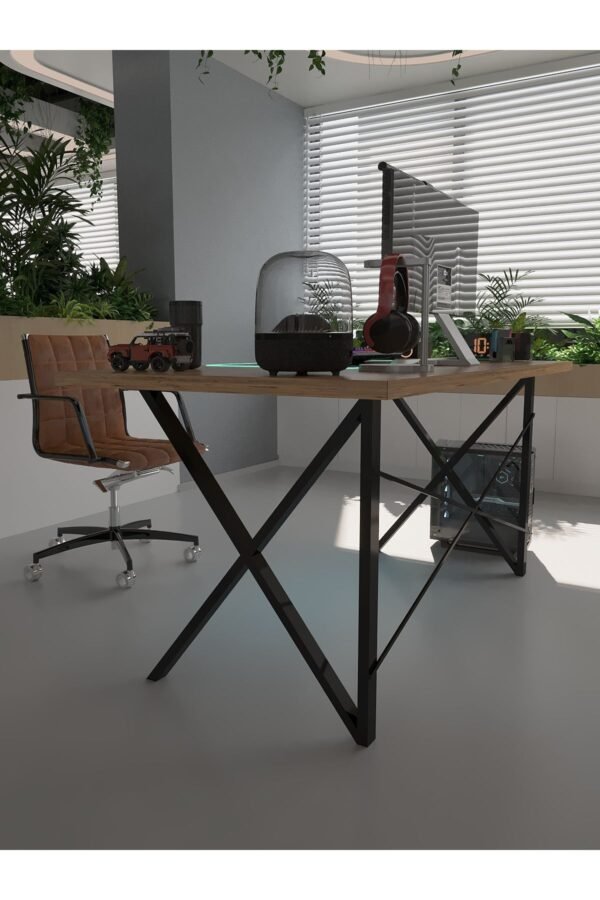 Profesyonel Ofis Masası OF46005-6-160 A.Çam 36 mm Kalınlık - 160 X 90 cm