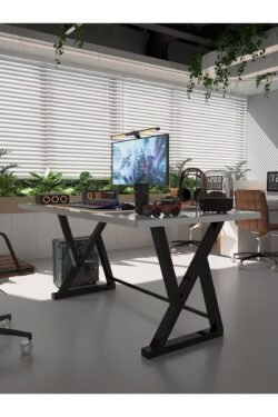 Profesyonel Ofis Masası OF46001-1-180 Beyaz 36 mm Kalınlık - 180 X 90 cm