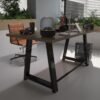 Profesyonel Ofis Masası OF46003-2-180 Ceviz 36 mm Kalınlık - 180 X 90 cm