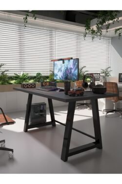 Profesyonel Ofis Masası OF46003-4-140 Antrasit 36 mm Kalınlık - 140 X 90 cm