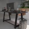Profesyonel Ofis Masası OF46003-4-140 Antrasit 36 mm Kalınlık - 140 X 90 cm