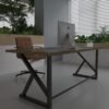 Profesyonel Ofis Masası OF46002-2-180 Ceviz 36 mm Kalınlık - 180 X 90 cm