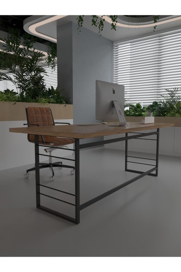 Profesyonel Ofis Masası OF46004-6-140 A.Çam 36 mm Kalınlık - 140 X 90 cm