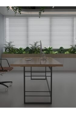 Profesyonel Ofis Masası OF46004-6-140 A.Çam 36 mm Kalınlık - 140 X 90 cm