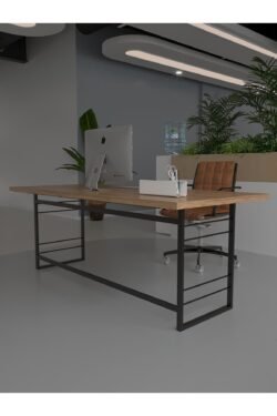 Profesyonel Ofis Masası OF46004-6-140 A.Çam 36 mm Kalınlık - 140 X 90 cm
