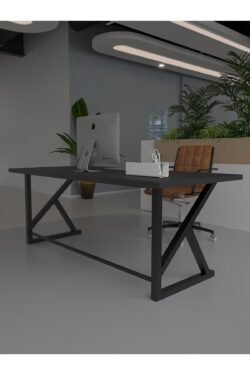 Profesyonel Ofis Masası OF46002-4-160 Antrasit 36 mm Kalınlık - 160 X 90 cm