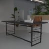 Profesyonel Ofis Masası OF75004-4-140 Antrasit 36 mm Kalınlık - 140 X 75 cm