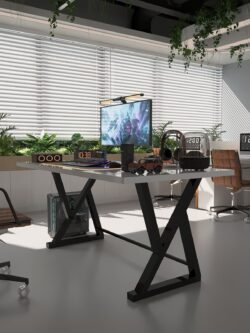 Profesyonel Ofis Masası OF75001-1-140 Beyaz 36 mm Kalınlık - 140 X 75 cm