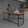 Profesyonel Ofis Masası OF75004-6-140 A.Çam 36 mm Kalınlık - 140 X 75 cm