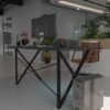 Profesyonel Ofis Masası OF75005-4-160 Antrasit 36 mm Kalınlık - 160 X 75 cm