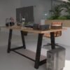 Profesyonel Ofis Masası OF75003-6-140 A.Çam 36 mm Kalınlık - 140 X 75 cm