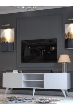 Festival Tv Sehpası Q3830-1 Parlak Beyaz