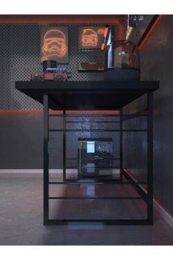 Profesyonel Oyuncu Masası DA75004-7-160 Siyah 36 mm Kalınlık - 160 X 75 cm