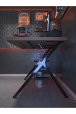Profesyonel Oyuncu Masası DA75006-2-140 Ceviz 36 mm Kalınlık - 140 X 75 cm