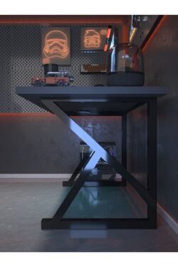 Profesyonel Oyuncu Masası DA75002-4-140 Antrasit 36 mm Kalınlık - 140 X 75 cm