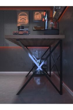 Profesyonel Oyuncu Masası DA75005-2-140 Ceviz 36 mm Kalınlık - 140 X 75 cm
