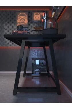 Profesyonel Oyuncu Masası DA75003-7-160 Siyah 36 mm Kalınlık - 160 X 75 cm