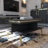 Festival Orta Sehpa GOS-SET-2-4 GOLD ANTRASİT 90x60 cm