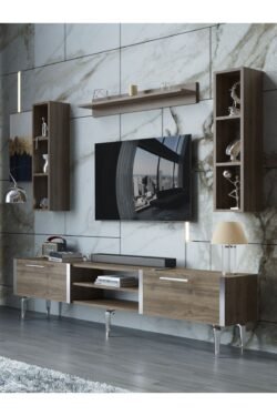Festival Tv Ünitesi S3009-2-Y1-D1 Silver Ceviz