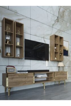 Festival Tv Ünitesi G3001-2-Y1-D1 Gold Ceviz