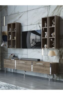 Festival Tv Ünitesi S3002-2-Y1-D1 Silver Ceviz