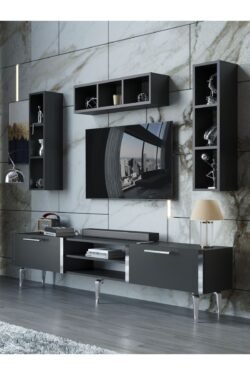 Festival Tv Ünitesi S3006-4-Y1-D1 Silver Antasit