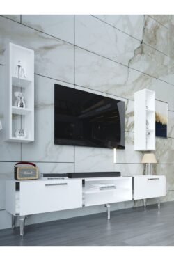 Festival Tv Ünitesi S3000-1-Y1-D1 Silver Beyaz
