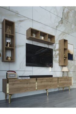 Festival Tv Ünitesi G3007-2-Y1-D1 Gold Ceviz