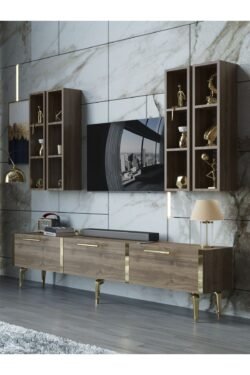 Festival Tv Ünitesi G3002-2-Y1-D1 Gold Ceviz