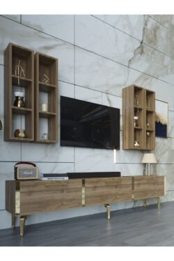 Festival Tv Ünitesi G3002-2-Y1-D1 Gold Ceviz
