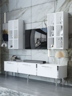 Festival Tv Ünitesi S3002-1-Y1-D1 Silver Beyaz