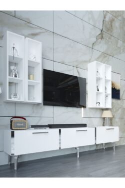 Festival Tv Ünitesi S3002-1-Y1-D1 Silver Beyaz
