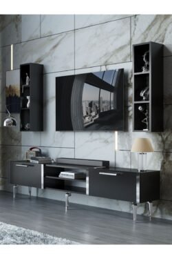 Festival Tv Ünitesi S3000-7-Y1-D1 Silver Siyah