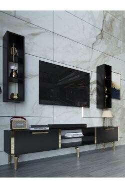 Festival Tv Ünitesi G3000-7-Y1-D1 Gold Siyah