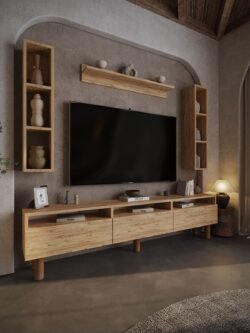 Festival Tv Ünitesi BH3037-6 Çam Bohem Tv Sehpası