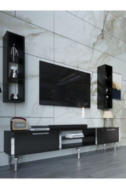 Festival Tv Ünitesi S3000-7-Y1-D1 Silver Siyah