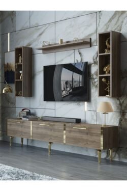 Festival Tv Ünitesi G3008-2-Y1-D1 Gold Ceviz