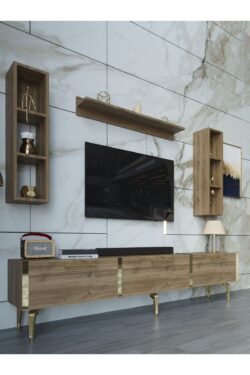 Festival Tv Ünitesi G3008-2-Y1-D1 Gold Ceviz