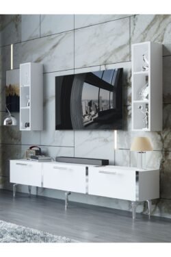 Festival Tv Ünitesi S3004-1-Y1-D1 Silver Beyaz