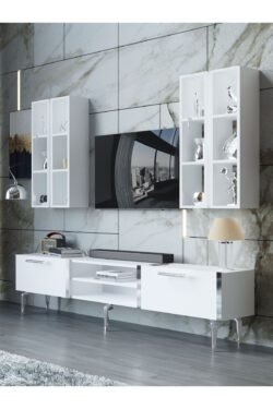 Festival Tv Ünitesi S3001-1-Y1-D1 Silver Beyaz
