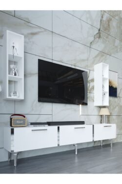 Festival Tv Ünitesi S3004-1-Y1-D1 Silver Beyaz