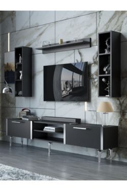 Festival Tv Ünitesi S3009-7-Y1-D1 Silver Siyah