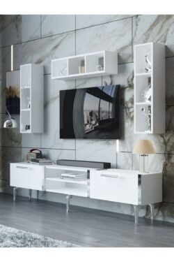 Festival Tv Ünitesi S3006-1-Y1-D1 Silver Beyaz