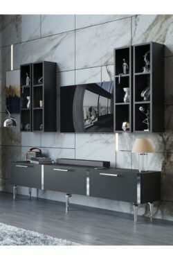 Festival Tv Ünitesi S3002-4-Y1-D1 Silver Antasit