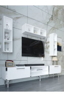 Festival Tv Ünitesi S3006-1-Y1-D1 Silver Beyaz