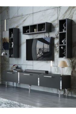 Festival Tv Ünitesi S3007-4-Y1-D1 Silver Antasit