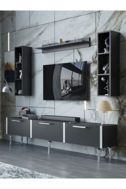 Festival Tv Ünitesi S3008-4-Y1-D1 Silver Antasit