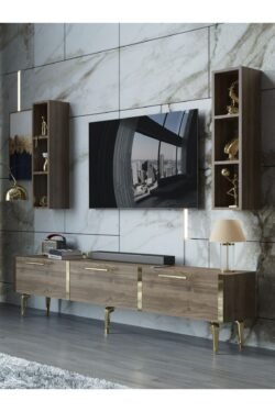 Festival Tv Ünitesi G3004-2-Y1-D1 Gold Ceviz